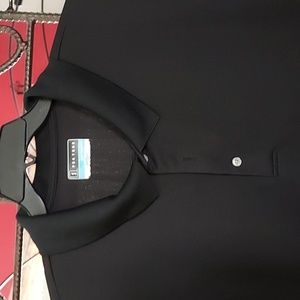 Men's big and tall 3xl black golf shirt